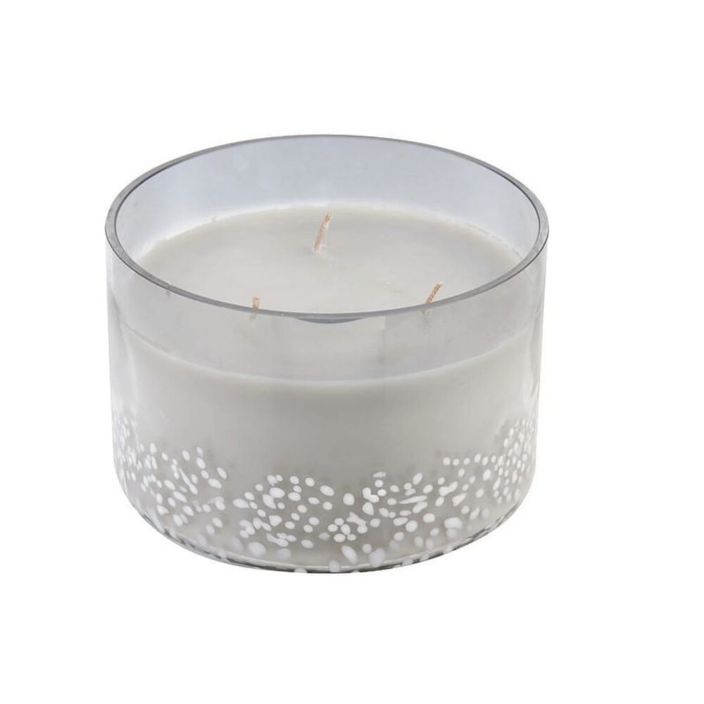 Northern Lights "Cashmere Ridge" Fine Fragranced 28 oz Glass Candle-80 hours Soy